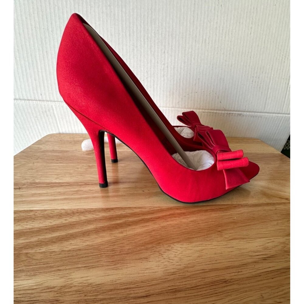 Just Fab Federica Women's Heels Color Red Size 8.5 Eur 39 US EUR 39 UK 6.5 /22